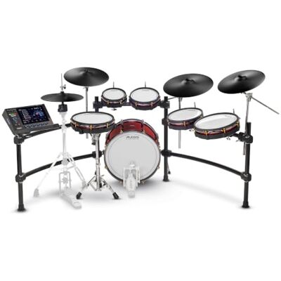Alesis Strata Prime Electric Drum Kit 14" Dual-Zone Snare, 4 Dual-Zone Toms , 20" Kick, Triple Zone ARC Cymbals, Magnetic Hi-Hat, BFD Sound Engine, 440+ Kit Pieces Alesis Strata Prime Electric Drum Kit 14" Dual-Zone Snare, 4 Dual-Zone Toms , 20" Kick, Triple Zone ARC Cymbals, Magnetic Hi-Hat, BFD Sound Engine, 440+ Kit Pieces