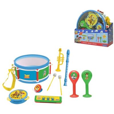 LEXIBOOK , Toy Story Musical Instrument Set, K360TSLXB 7 instruments, Drum, Maracas, Castanet, Harmonica, Recorder, Trumpet LEXIBOOK , Toy Story Musical Instrument Set, K360TSLXB 7 instruments, Drum, Maracas, Castanet, Harmonica, Recorder, Trumpet