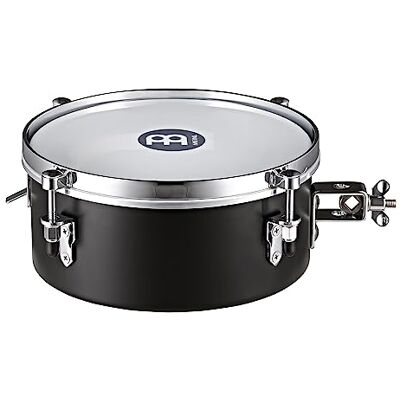 Meinl Percussion Drummer Snare Timbales Drum with 10-inch Diameter With Snare and Mount Steel, Black (MDST10BK) Meinl Percussion Drummer Snare Timbales Drum with 10-inch Diameter With Snare and Mount Steel, Black (MDST10BK)