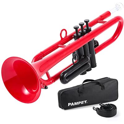 PAMPET Professional Plastic Trumpet Bb trumpet (Red) PAMPET Professional Plastic Trumpet Bb trumpet (Red)