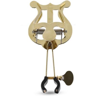 GEWA Marching Music Holder Trumpet Brass Small Lyra 1 Pusher With Clamp GEWA Marching Music Holder Trumpet Brass Small Lyra 1 Pusher With Clamp