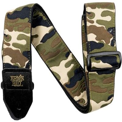 Ernie Ball Classic Jacquard Guitar Strap/Bass Strap Vintage Camo Ernie Ball Classic Jacquard Guitar Strap/Bass Strap Vintage Camo