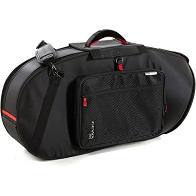 GEWA Prestige SPS Gig Bag Euphonium Cordura 1680 Denier 20 mm padding with fibreglass insert Plywood insert for bell Accessory pocket Backpack/shoulder strap Black GEWA Prestige SPS Gig Bag Euphonium Cordura 1680 Denier 20 mm padding with fibreglass insert Plywood insert for bell Accessory pocket Backpack/shoulder strap Black