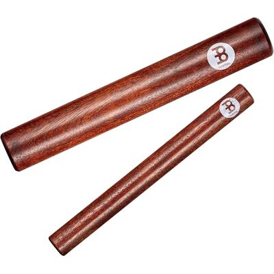 Meinl Percussion Wood Claves Latin 1 Pair of Cylindrical Claves Musical Instrument Hardwood, Brown (CL5HW) Meinl Percussion Wood Claves Latin 1 Pair of Cylindrical Claves Musical Instrument Hardwood, Brown (CL5HW)