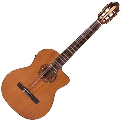 Santos Martinez Allegro Cutaway Electro-Classic Guitar Natural High Gloss Santos Martinez Allegro Cutaway Electro-Classic Guitar Natural High Gloss
