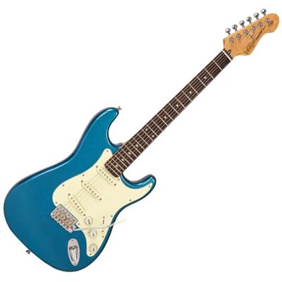 VINTAGE V60 COASTER SERIES ELECTRIC GUITAR CANDY APPLE BLUE VINTAGE V60 COASTER SERIES ELECTRIC GUITAR CANDY APPLE BLUE