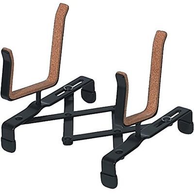 GEWA Violin and Viola Table Stand Metal Cork Rest Extendable to 16 cm Scissor Stand Black GEWA Violin and Viola Table Stand Metal Cork Rest Extendable to 16 cm Scissor Stand Black
