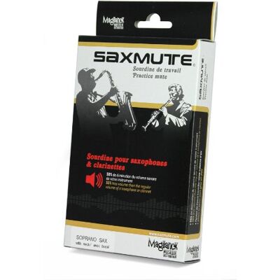 Sax Mute Magilanck for Soprano Saxophone with Detachable Neck Sax Mute Magilanck for Soprano Saxophone with Detachable Neck
