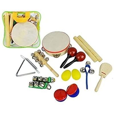 A-Star 14pcs Musical Instrument Gift Set with Storage Bag A-Star 14pcs Musical Instrument Gift Set with Storage Bag