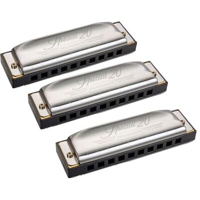 Hohner Special 20 Harmonica 3 Pack, A C G Major (M5601PP) Hohner Special 20 Harmonica 3 Pack, A C G Major (M5601PP)