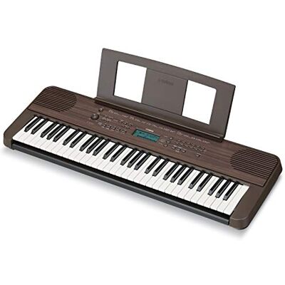 Yamaha Digital Keyboard PSR-E360MA, Dark Walnut Entry-Level Digital Keyboard with 61 Touch-Sensitive Keys, Portable Keyboard in Classic Design for any Living Space Yamaha Digital Keyboard PSR-E360MA, Dark Walnut Entry-Level Digital Keyboard with 61 Touch-Sensitive Keys, Portable Keyboard in Classic Design for any Living Space