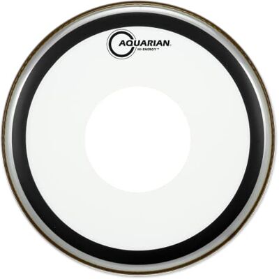 AQUARIAN DRUMHEADS Aquarian HE12 Hi Energy Series 12 inch Drumhead Powerdot Clear AQUARIAN DRUMHEADS Aquarian HE12 Hi Energy Series 12 inch Drumhead Powerdot Clear
