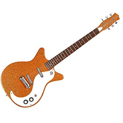 Danelectro '59M NOS Electric Guitar ~ Orange Metal Flake Danelectro '59M NOS Electric Guitar ~ Orange Metal Flake