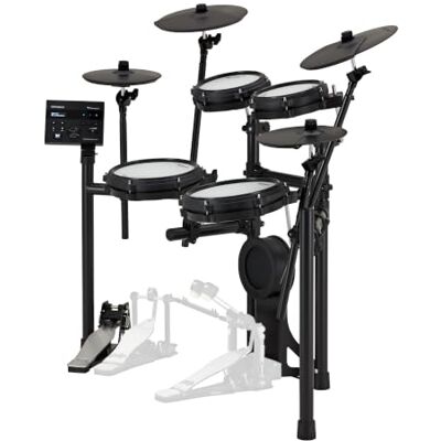 Roland TD-07KV2 V-Drums Five-Piece Electronic Drum Kit for Beginners 10” Snare, Two 8” Rack Toms, 10” Floor Tom, 10” Hi-Hat, FD-9 Pedal, 10” Crash Cymbal, 12” Crash Cymbal, 12” Ride, KD-10 Kick Roland TD-07KV2 V-Drums Five-Piece Electronic Drum Kit for Beginners 10” Snare, Two 8” Rack Toms, 10” Floor Tom, 10” Hi-Hat, FD-9 Pedal, 10” Crash Cymbal, 12” Crash Cymbal, 12” Ride, KD-10 Kick