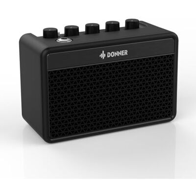 Donner 5W Mini Electric Guitar Amplifier, Mini Guitar Amp Portable for Desktop Practice with a Retro British Tone(DA-10) Donner 5W Mini Electric Guitar Amplifier, Mini Guitar Amp Portable for Desktop Practice with a Retro British Tone(DA-10)
