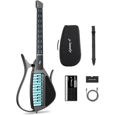 CYBER-G Enya Cyber G Smart Keytar with Light-Up Keys, 24 Sounds, Drum & Bass, Bluetooth 5.2, Built-in Speaker, USB-C OTG Recording, Rechargeable Battery, Bag and Strap CYBER-G Enya Cyber G Smart Keytar with Light-Up Keys, 24 Sounds, Drum & Bass, Bluetooth 5.2, Built-in Speaker, USB-C OTG Recording, Rechargeable Battery, Bag and Strap