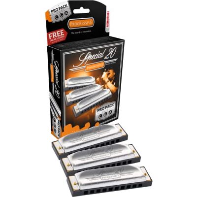 Hohner Special 20 Harmonica Pro Pack C G A Major M5601XP Hohner Special 20 Harmonica Pro Pack C G A Major M5601XP