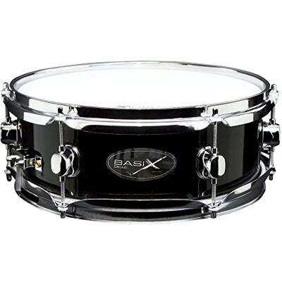 GEWA PURE Snare Drum Classic Wood 12x4.5" poplar shell black wrapped GEWA PURE Snare Drum Classic Wood 12x4.5" poplar shell black wrapped