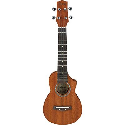 Ibanez UEWS5-OPN UEW Series Acoustic Ukelele Cutaway Soprano Style 4 String Open Pore Natural Ibanez UEWS5-OPN UEW Series Acoustic Ukelele Cutaway Soprano Style 4 String Open Pore Natural