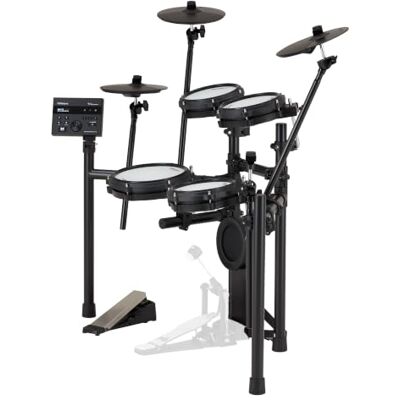 Roland TD-07DMK2 V-Drums Five-Piece Electronic Drum Kit for Beginners 10” Snare, Three 8” Toms, 10” Hi-Hat, Foot Controller, 10” Crash Cymbal, Mounting Rod for Additional Cymbal, 10” Ride Roland TD-07DMK2 V-Drums Five-Piece Electronic Drum Kit for Beginners 10” Snare, Three 8” Toms, 10” Hi-Hat, Foot Controller, 10” Crash Cymbal, Mounting Rod for Additional Cymbal, 10” Ride