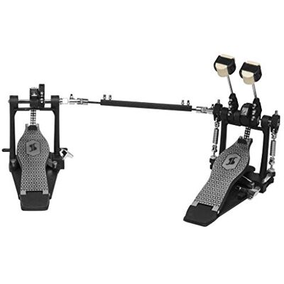 Stagg PPD-52 Double Bass Drum Pedal, Double Chain, 4-Way Beaters Steel base with anti-skid rubber, adjustable spring tension, converts to 2 single pedals, drum key & memory lock included Stagg PPD-52 Double Bass Drum Pedal, Double Chain, 4-Way Beaters Steel base with anti-skid rubber, adjustable spring tension, converts to 2 single pedals, drum key & memory lock included