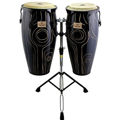 Tycoon Percussion SUPREMO SELECT CYCLONE SERIES CONGAS (10" & 11") including Stand Tycoon Percussion SUPREMO SELECT CYCLONE SERIES CONGAS (10" & 11") including Stand