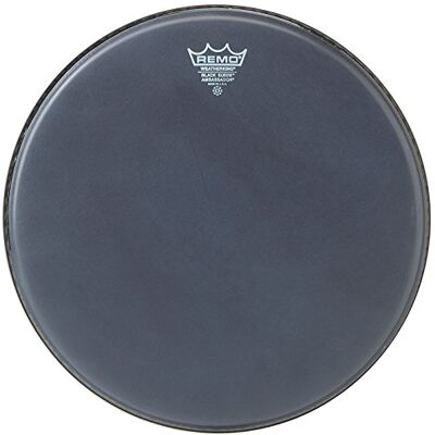 REMO 14" Black Suede Ambassador Head REMO 14" Black Suede Ambassador Head
