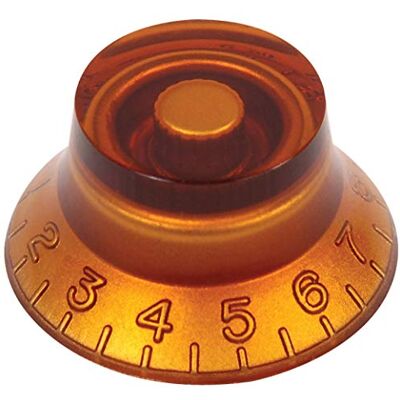 Guitar Tech GT BELL KNOBS- AMBER SET/2 Guitar Tech GT BELL KNOBS- AMBER SET/2