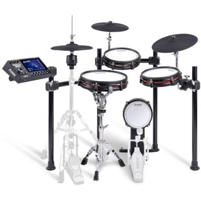 Alesis Strata Club Electric Drum Kit 12" Dual-Zone Snare, 2 Dual-Zone Toms, 8" Kick, Triple-Zone ARC Cymbals, Magnetic Hi-Hat, BFD Sound Engine, 370+ Kit Pieces Alesis Strata Club Electric Drum Kit 12" Dual-Zone Snare, 2 Dual-Zone Toms, 8" Kick, Triple-Zone ARC Cymbals, Magnetic Hi-Hat, BFD Sound Engine, 370+ Kit Pieces