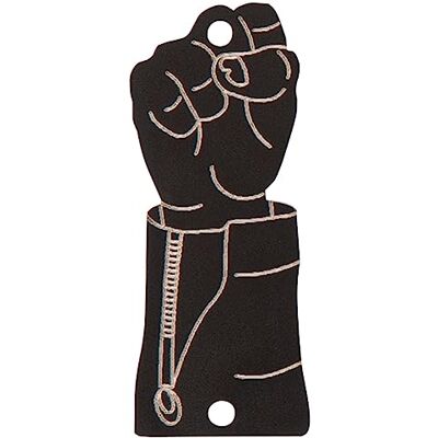 VINTAGE JOE DOE TRUSS ROD COVER IN AGED BLACK FIST BUMP VINTAGE JOE DOE TRUSS ROD COVER IN AGED BLACK FIST BUMP