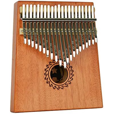 A-Star 21 Key Kalimba Thumb Piano with Mahogany Body includes Tuning Hammer, How To Play Guide & Thumb Protectors A-Star 21 Key Kalimba Thumb Piano with Mahogany Body includes Tuning Hammer, How To Play Guide & Thumb Protectors
