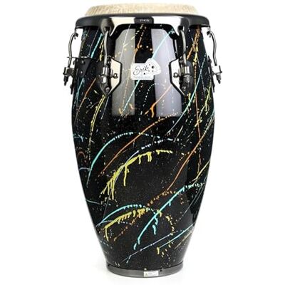 TOCA Conga Erik Piza 11‘ Quinto, Gloss Black/Color Splashes TOCA Conga Erik Piza 11‘ Quinto, Gloss Black/Color Splashes