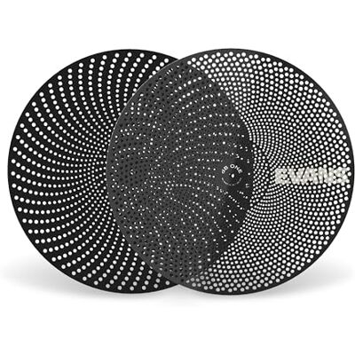 Evans Drum Heads dB One Hi Hat Cymbal 14 inch Low Volume Cymbal Reduces Volume While Playing Naturally Evans Drum Heads dB One Hi Hat Cymbal 14 inch Low Volume Cymbal Reduces Volume While Playing Naturally