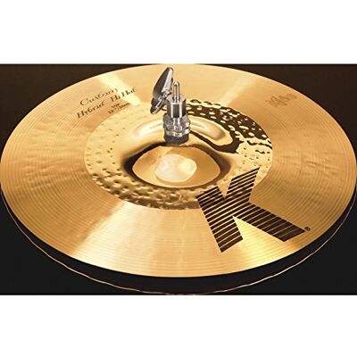 Zildjian K Custom Series 13 1/4 Inch Hybrid Hi-Hat Cymbals Pair Zildjian K Custom Series 13 1/4 Inch Hybrid Hi-Hat Cymbals Pair