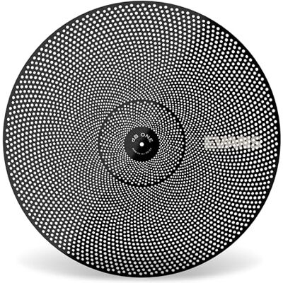 Evans Drum Heads dB One Ride Cymbal 20 inch Low Volume Cymbal Reduces Volume While Playing Naturally Evans Drum Heads dB One Ride Cymbal 20 inch Low Volume Cymbal Reduces Volume While Playing Naturally
