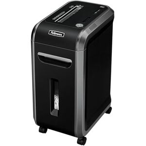 Fellowes 18 Sheet Paper Shredder for Office Use 100% Jam Proof Cross Cut Shredder 99Ci Shreds for 30 Minutes Powershred Office Shredder with Large 34 Litre Pull-Out Bin DIN Level P4 Black Fellowes 18 Sheet Paper Shredder for Office Use 100% Jam Proof Cross Cut Shredder 99Ci Shreds for 30 Minutes Powershred Office Shredder with Large 34 Litre Pull-Out Bin DIN Level P4 Black
