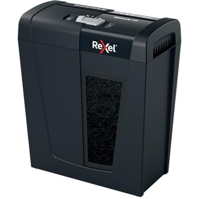 Rexel X8 Cross Cut Paper Shredder, Shreds 8 Sheets, P4 Security, Home/Home Office, 14 Litre Removable Bin, Quiet and Compact, Secure Range, 2020123 Rexel X8 Cross Cut Paper Shredder, Shreds 8 Sheets, P4 Security, Home/Home Office, 14 Litre Removable Bin, Quiet and Compact, Secure Range, 2020123