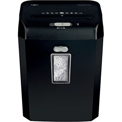 Rexel REX823 Cross Cut Paper Shredder, Shreds 8 Sheets, P4 Security, Small Office, 23L bin, Ultra Quiet, ProMax QS Range, 2104583 Rexel REX823 Cross Cut Paper Shredder, Shreds 8 Sheets, P4 Security, Small Office, 23L bin, Ultra Quiet, ProMax QS Range, 2104583