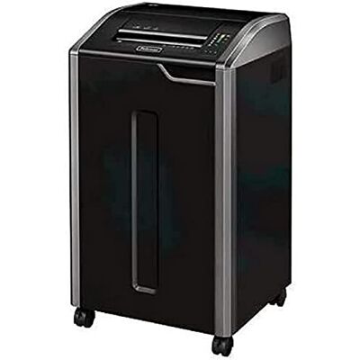 Fellowes Powershred 425Ci Cross Cut Shredder 100% Jam Proof with SafeSense Technology for Office Use 114 Litre Bin Security Level P4, Black/Silver, 28-30 sheets Fellowes Powershred 425Ci Cross Cut Shredder 100% Jam Proof with SafeSense Technology for Office Use 114 Litre Bin Security Level P4, Black/Silver, 28-30 sheets