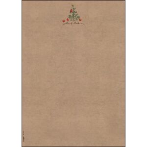Sigel DP415 Christmas writing paper "Christmas with apples", craft paper, 100 gsm, A4, 100 sheets Sigel DP415 Christmas writing paper "Christmas with apples", craft paper, 100 gsm, A4, 100 sheets