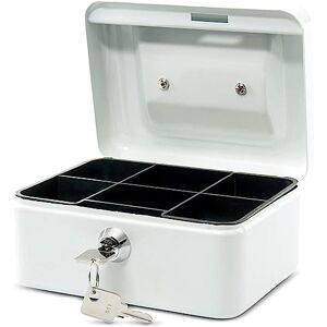 MAUL 15.2 x 12.5 x 8.1 cm Cash Box 1 White MAUL 15.2 x 12.5 x 8.1 cm Cash Box 1 White