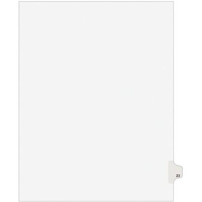Avery 01023 Divider – White Paper Dividers, Letter, White, 215,9 mm; 279.4 mm) Avery 01023 Divider – White Paper Dividers, Letter, White, 215,9 mm; 279.4 mm)