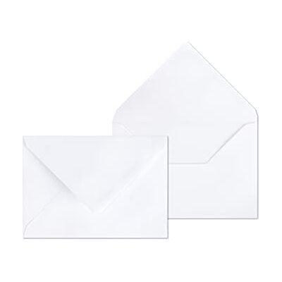 Clairefontaine 2231C Box of 500 Envelopes Size: B6-120x176mm Gummed Weight: 90g/m² White Colour Mailing Correspondence Manufactured in France Clairefontaine 2231C Box of 500 Envelopes Size: B6-120x176mm Gummed Weight: 90g/m² White Colour Mailing Correspondence Manufactured in France