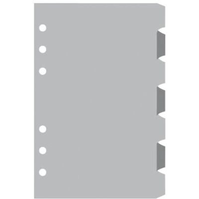 Exacompta 14222 Dividers Refill for Exatime 14 Organiser Set 7 – Grey Exacompta 14222 Dividers Refill for Exatime 14 Organiser Set 7 – Grey