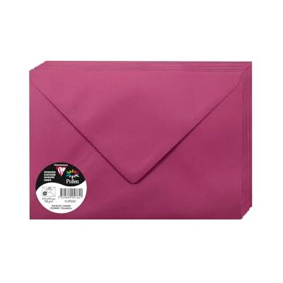 Clairefontaine 5762C Pack of 20 Gummed Envelopes Format C5 16,2x22,9cm 120gsm colour Raspberry Invitation Events Correspondence Pollen Range Premium Paper Clairefontaine 5762C Pack of 20 Gummed Envelopes Format C5 16,2x22,9cm 120gsm colour Raspberry Invitation Events Correspondence Pollen Range Premium Paper