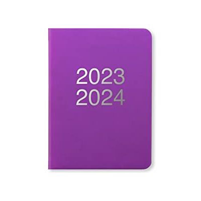 Letts of London Letts Dazzle A6 day to a page 2023/2024 academic diary purple Letts of London Letts Dazzle A6 day to a page 2023/2024 academic diary purple