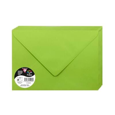Clairefontaine 5542C Pack of 20 Gummed Envelopes C5 16,2x22,9cm 120gsm Colour Intensive Green Invitation Events Correspondence Pollen Range Premium Paper Clairefontaine 5542C Pack of 20 Gummed Envelopes C5 16,2x22,9cm 120gsm Colour Intensive Green Invitation Events Correspondence Pollen Range Premium Paper