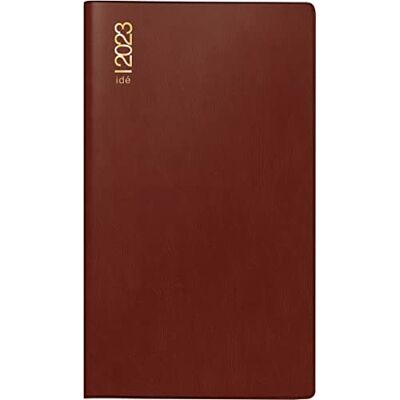 rido/idé Monthly Calendar Model TM 11 2023 Sheet Size 8.7 x 15.3 cm Bordeaux rido/idé Monthly Calendar Model TM 11 2023 Sheet Size 8.7 x 15.3 cm Bordeaux