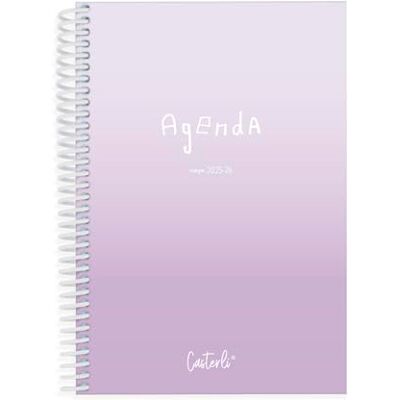 Casterli -School Diary 2024-25 Basic Purple Week View, Vertical, A5 Size, 70 g Paper, Opaque Polypropylene Cover, Assorted Colours, 148 x 210 mm Casterli -School Diary 2024-25 Basic Purple Week View, Vertical, A5 Size, 70 g Paper, Opaque Polypropylene Cover, Assorted Colours, 148 x 210 mm