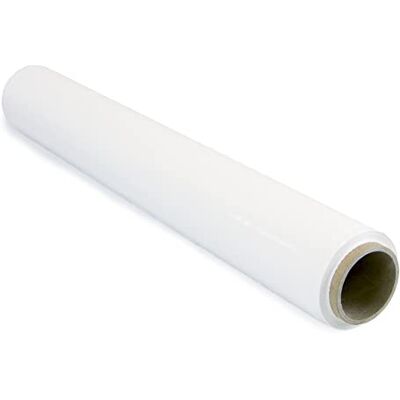 OFITURIA White Packing Film 50 cm x 200 m Length Manual Elastic Film Roll for Industrial Packaging 1 Pack OFITURIA White Packing Film 50 cm x 200 m Length Manual Elastic Film Roll for Industrial Packaging 1 Pack